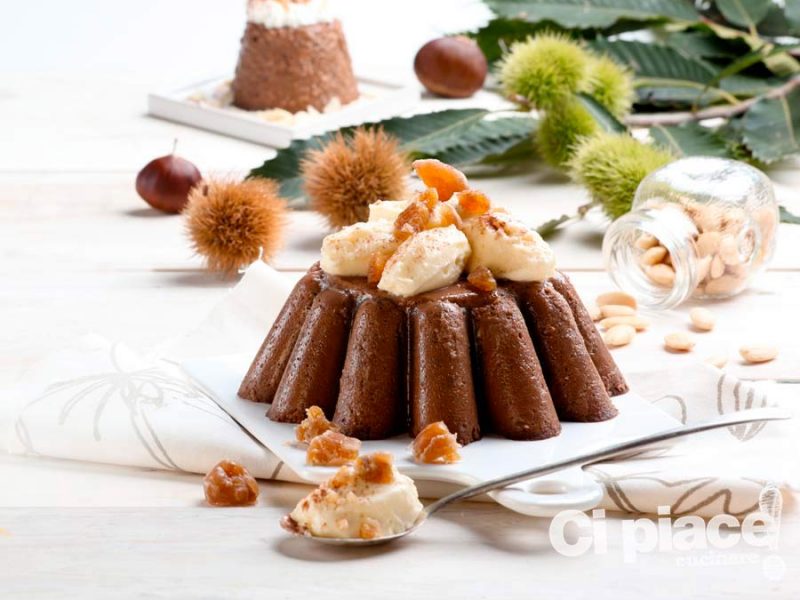 Budino di castagne al mascarpone