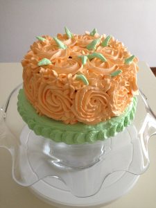 Orange Rose Cake