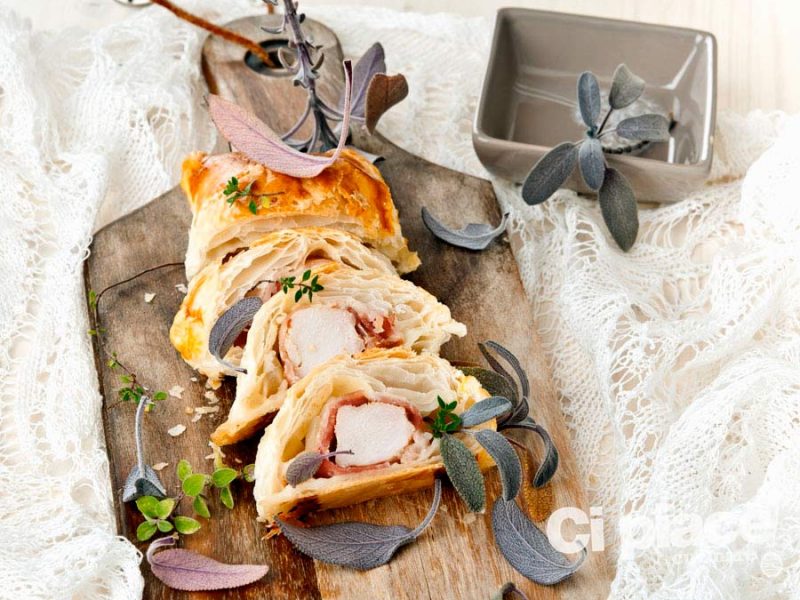 Coniglio in sfoglia al profumo di salvia