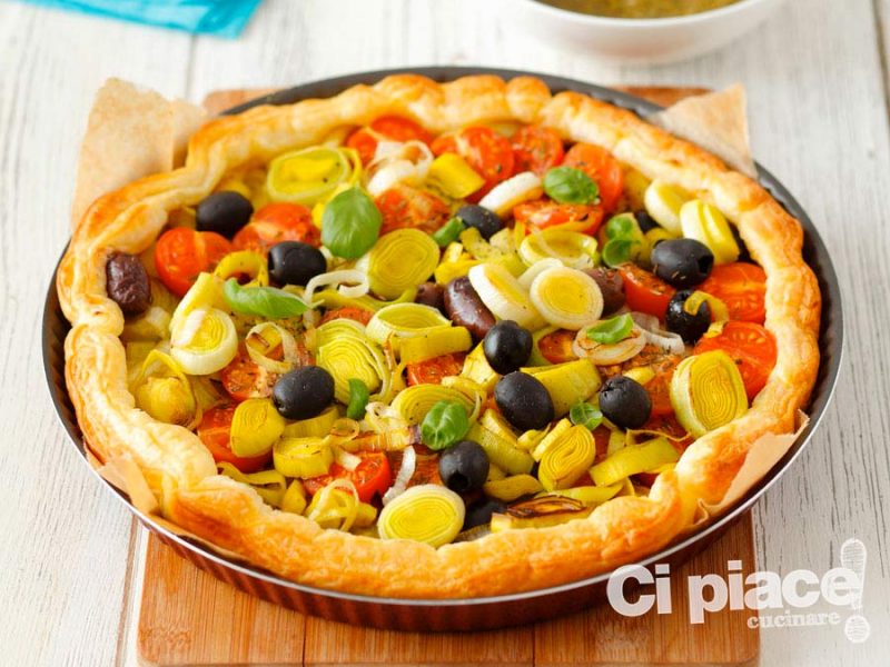 Crostata salata alla provenzale