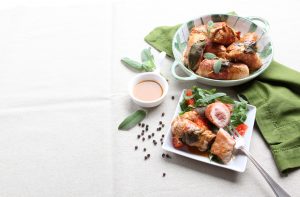 involtinidi tacchino con salame