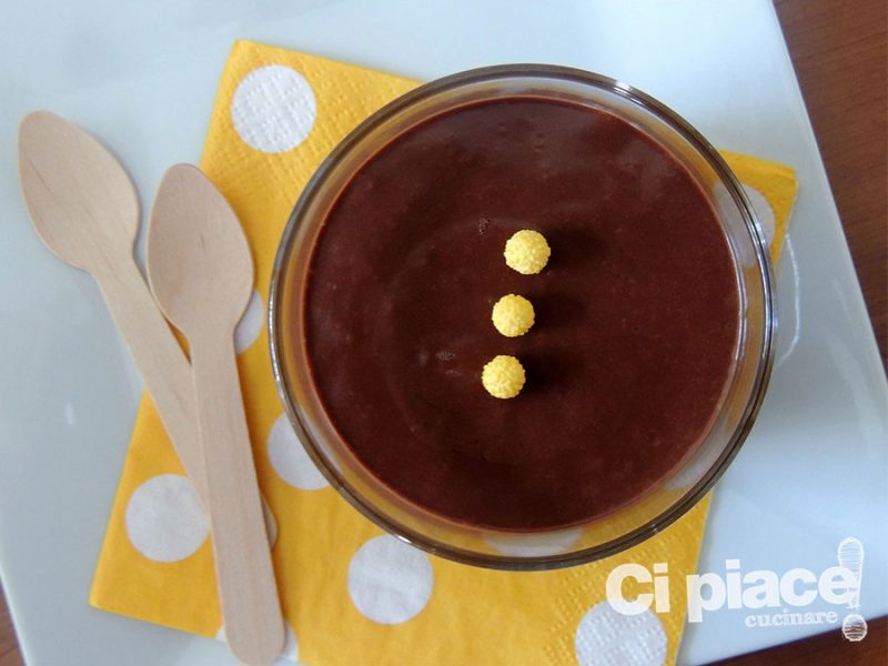 Mousse al cioccolato fondente & limone