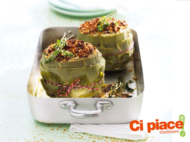 Carciofi ripieni con pecorino