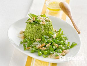 Tortino-di-piselli-e-pinoli