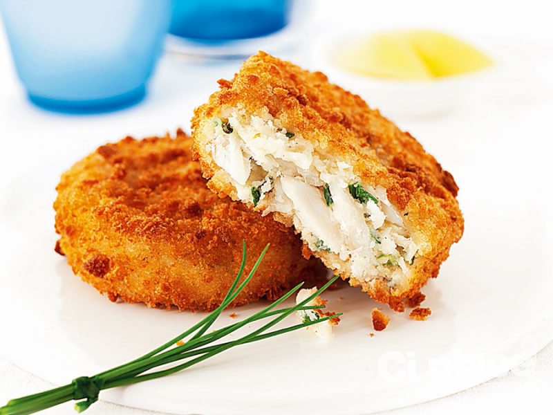 Crocchette di sogliola con erba cipollina