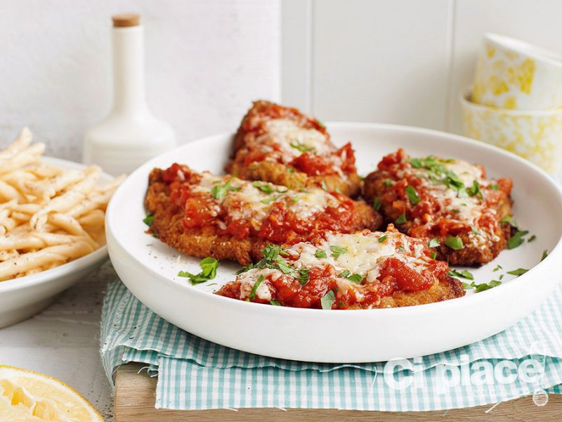 Scaloppe di vitello al pomodoro