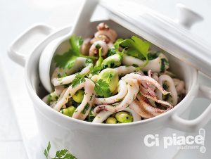 Casseruola-di-fave-e-calamari