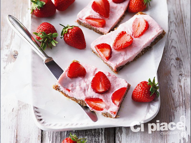 Mini cheesecake alle fragole