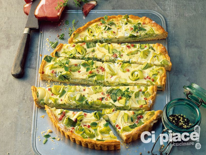 Crostata ai porri