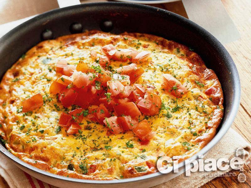 Frittata con pomodori perini