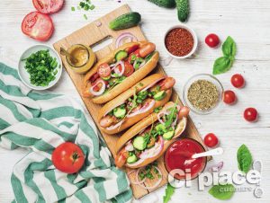 Panini-e-wurstel-all'ortolana