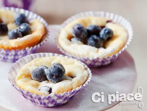 Blueberry cheesecake muffins