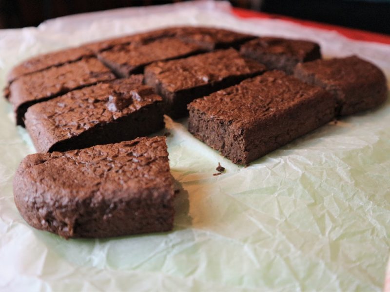 Brownies di fagioli al cacao, senza zucchero