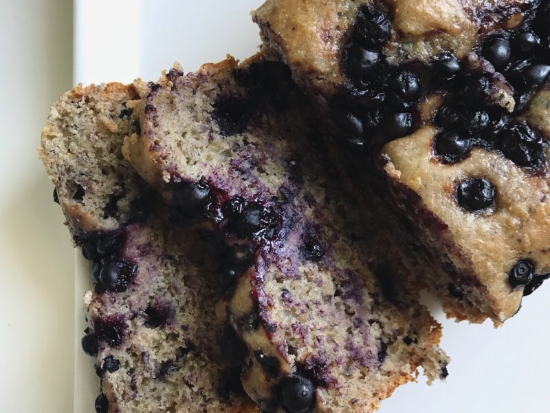 Plumcake ai mirtilli