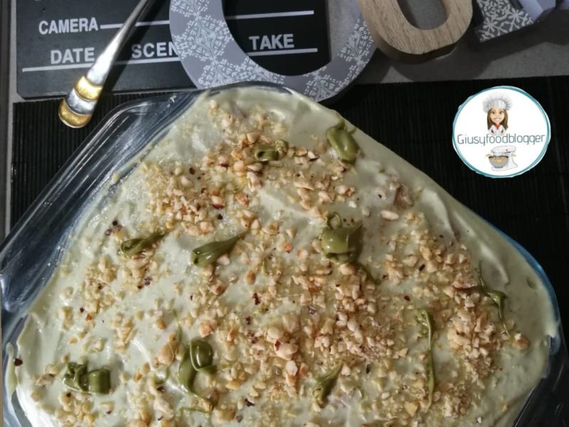 Tiramisù alla crema di pistacchio