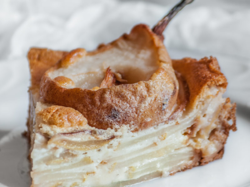 torta fondente alle pere