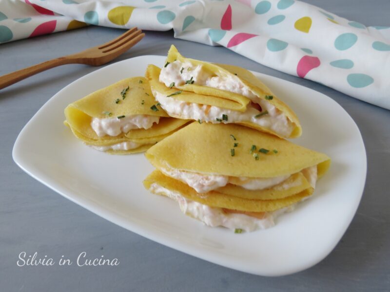CREPES AL SALMONE SENZA GLUTINE