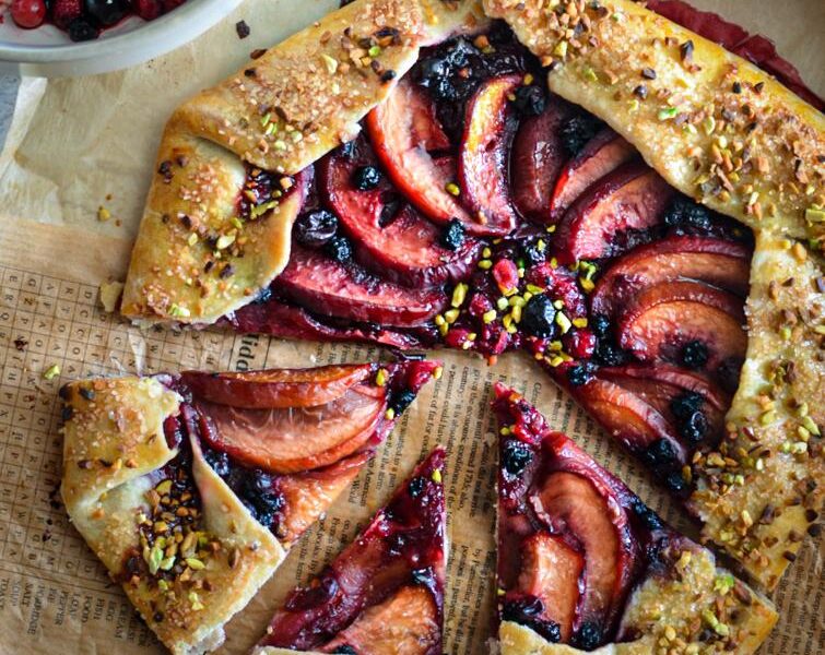 Galette alle pesche